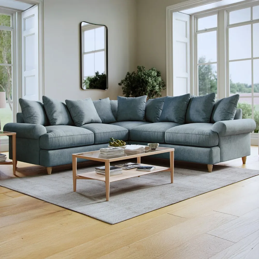 Agmamito Faro 9 4-Seater Corner Sofa - Blue