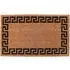 Aztec Wall Coir Door Mat - Black