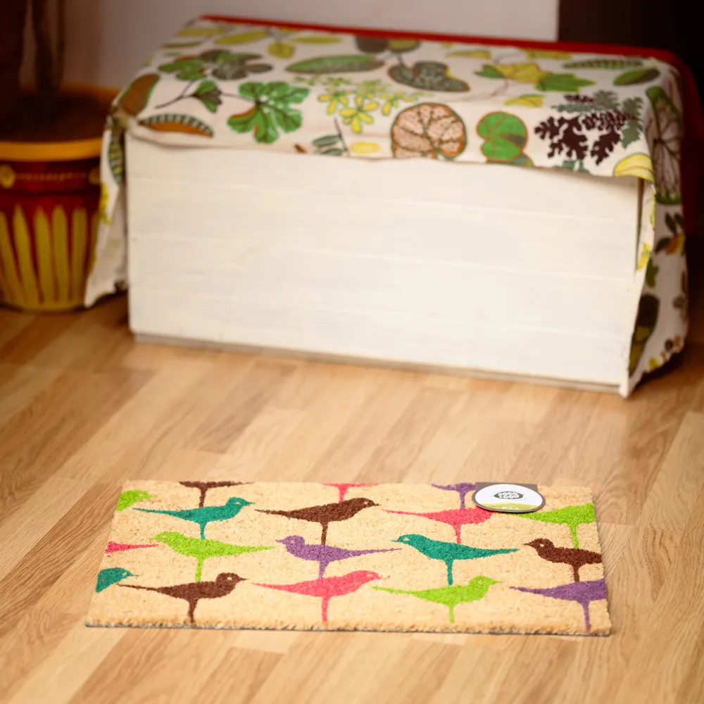 Birdie Coir Door Mat - Natural