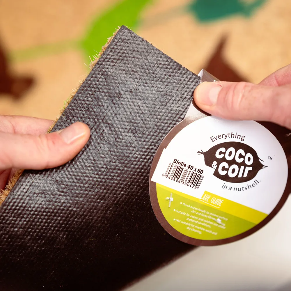 Birdie Coir Door Mat - Natural