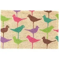 Birdie Coir Door Mat - Natural