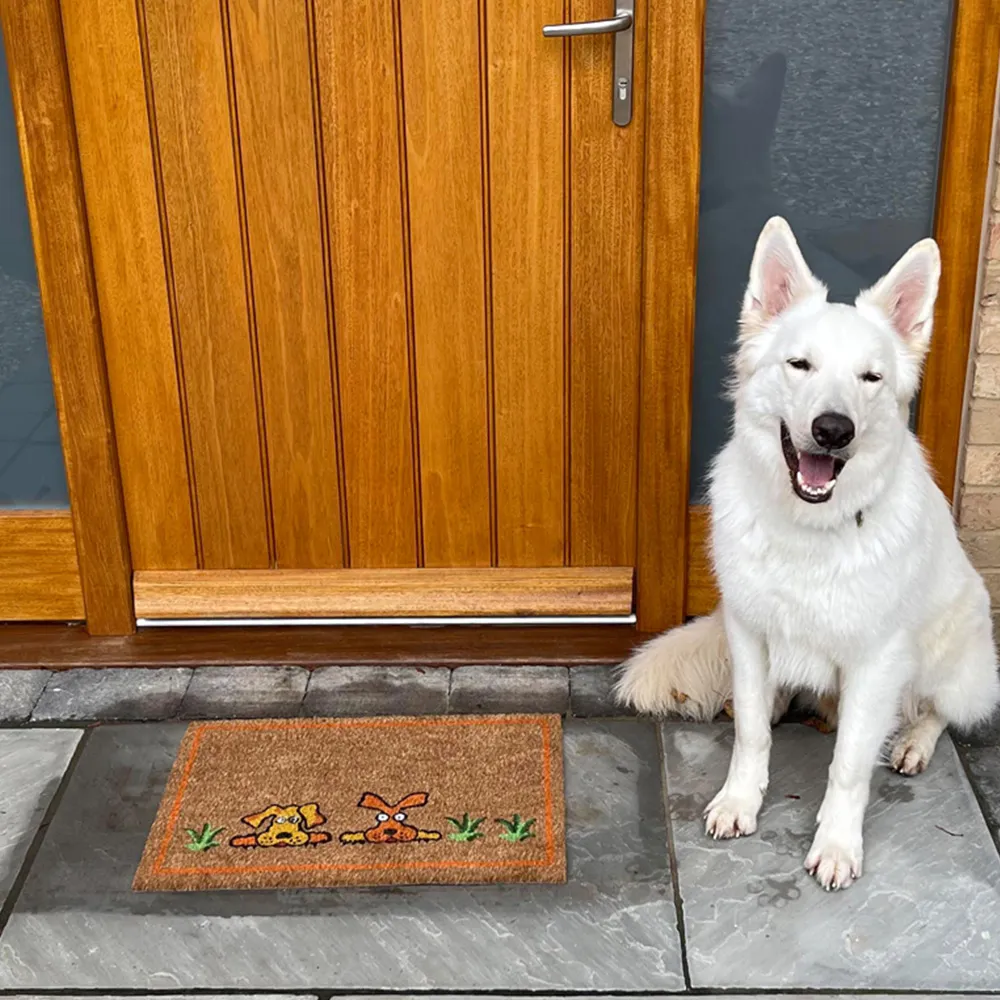 Doggy Doggy Coir Door Mat - Natural