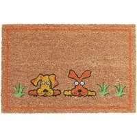 Doggy Doggy Coir Door Mat - Natural