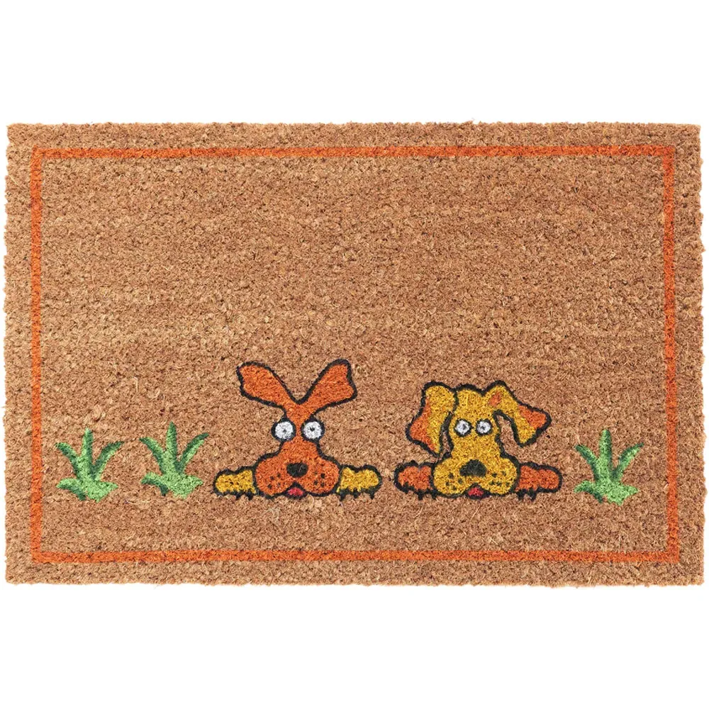 Doggy Doggy Coir Door Mat - Natural