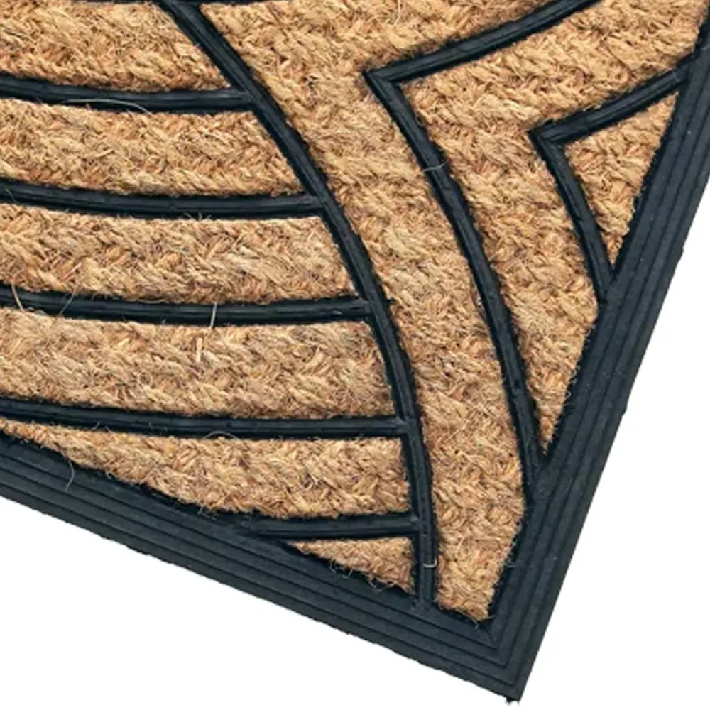 Dry Palm Coir Door Mat - Natural
