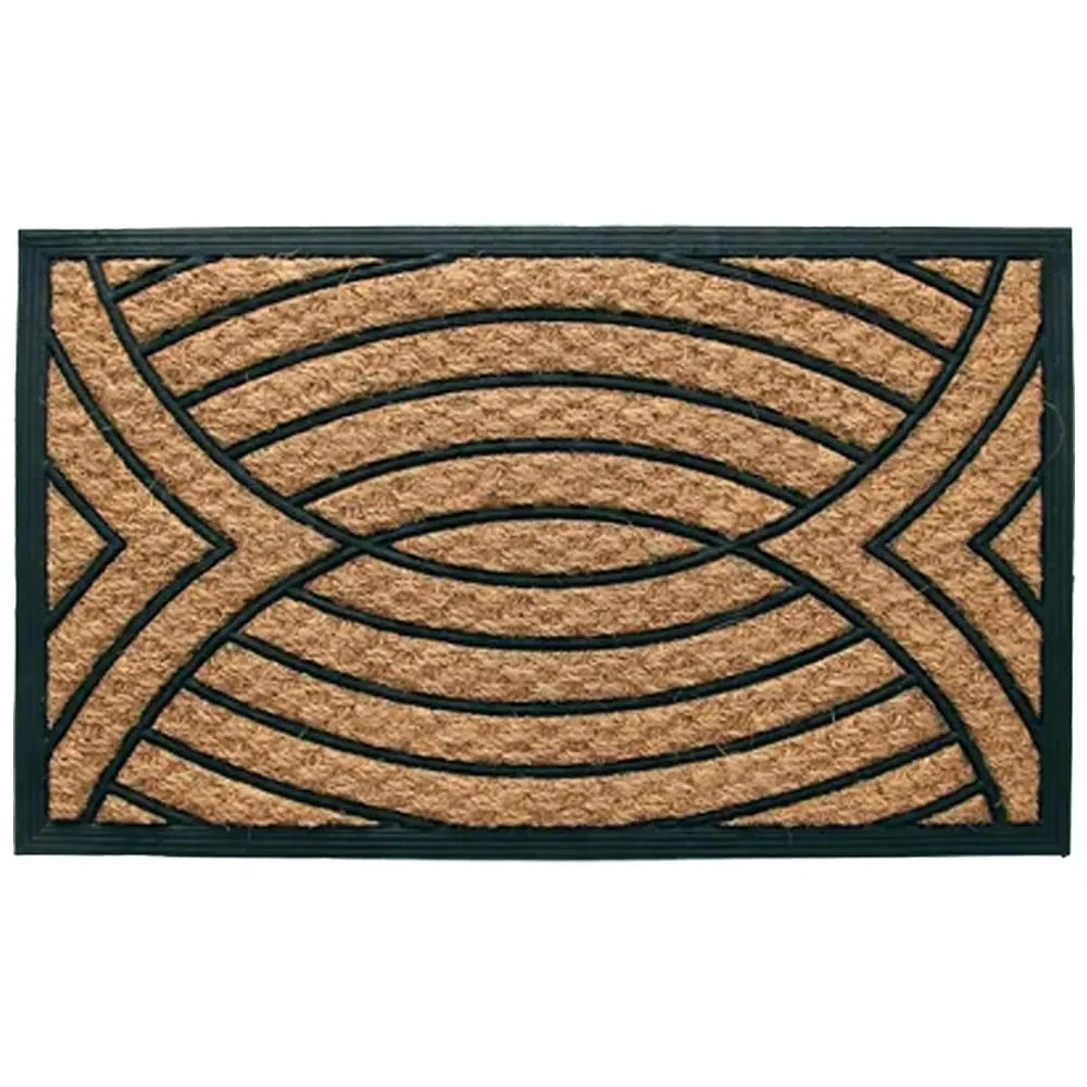 Dry Palm Coir Door Mat - Natural image