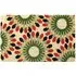 Indian Bloom Coir Door Mat - Natural