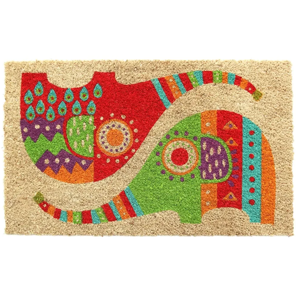 Jumbo Bling Coir Door Mat - Natural