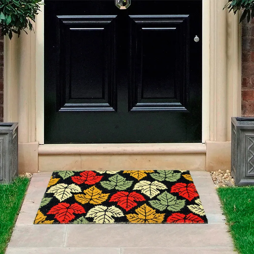 Maple Rain Coir Door Mat 40 x 60cm - Multicolor