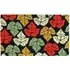 Maple Rain Coir Door Mat 45 x 75cm - Multicolor