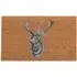 Stag Head Coir Door Mat