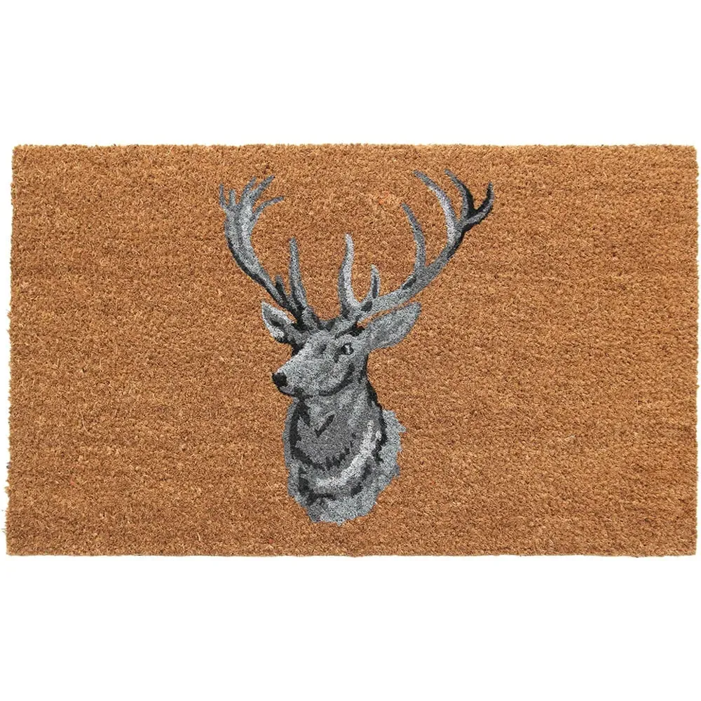 Stag Head Coir Door Mat image