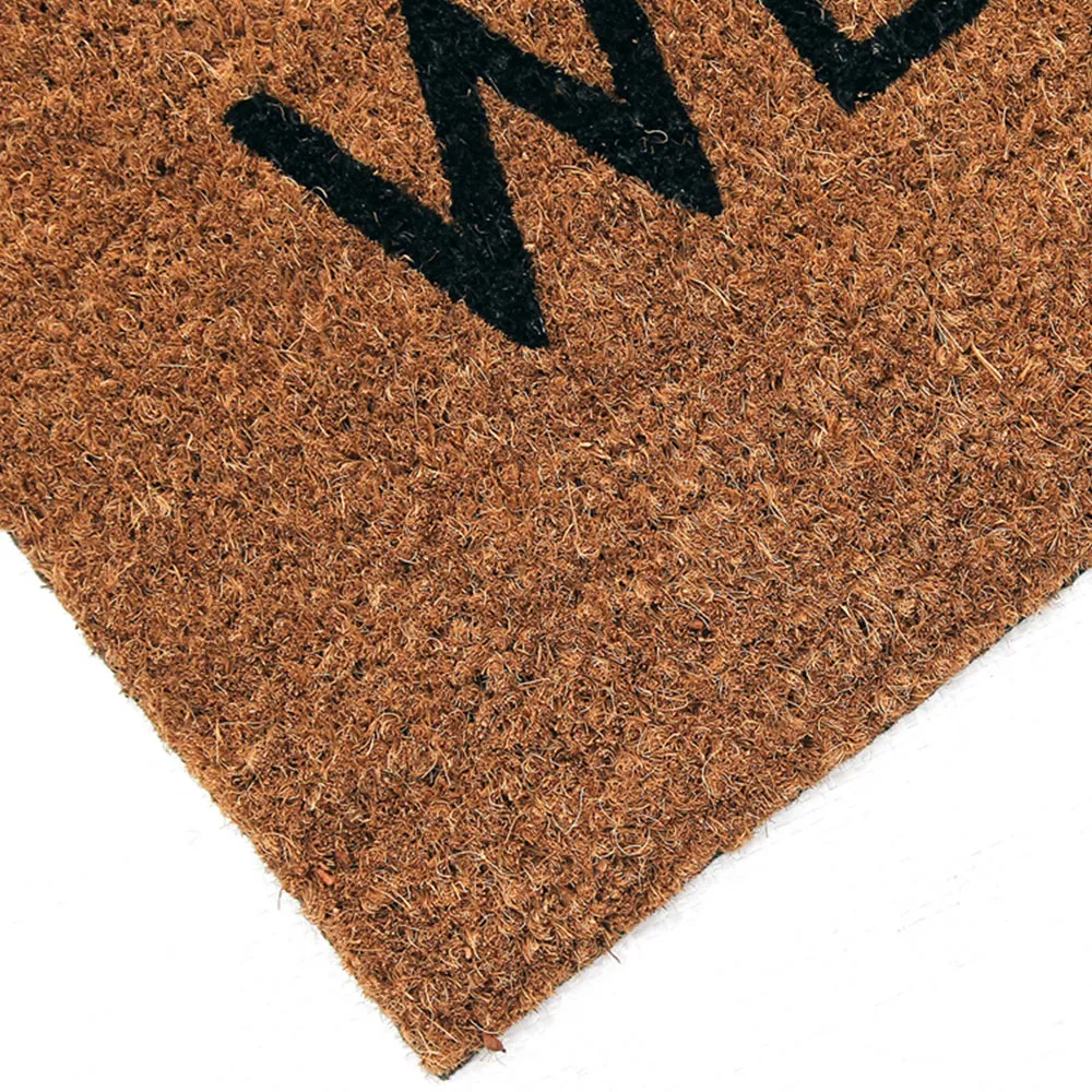 The News Coir Door Mat - Natural