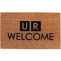 The News Coir Door Mat - Natural