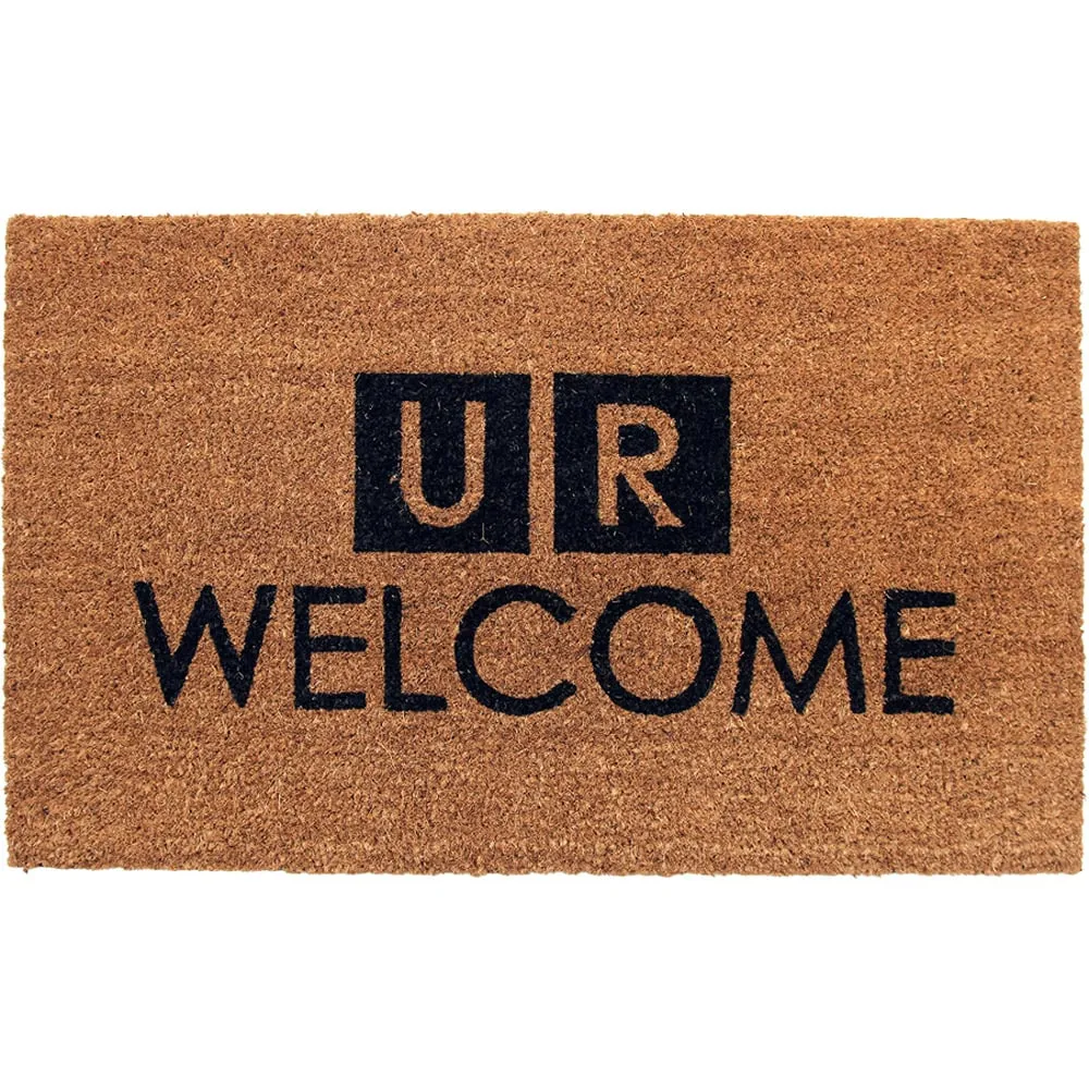 The News Coir Door Mat - Natural