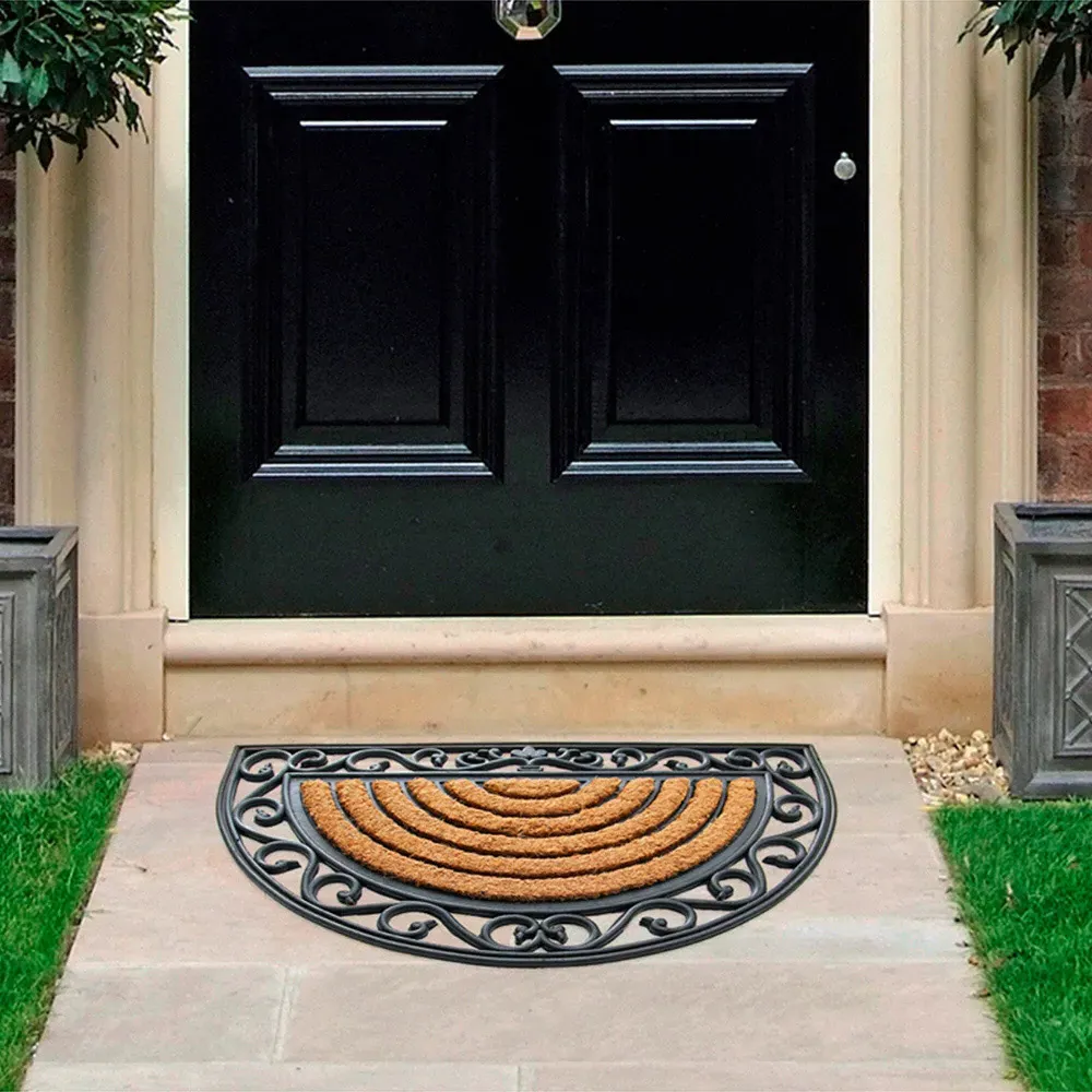 The Pheasant Arc Coir Door Mat - Natural
