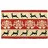 Vintage Christmas Coir Door Mat - Natural