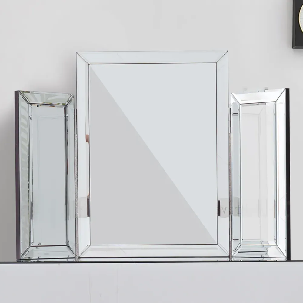 2 Drawer Dressing Table Set with Mirror