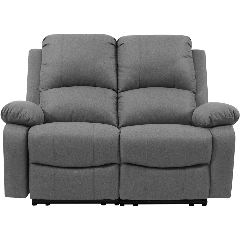 2-Seater Electric Recliner Sofa - Light Grey, Linen