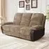 3-Seater Electric Recliner Sofa - Brown, Cord Fabric