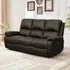 3-Seater Electric Recliner Sofa - Brown, PU Leather