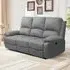 3-Seater Electric Recliner Sofa - Light Grey, Linen