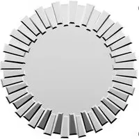 3D Sunburst Round Mirror 60cm