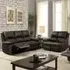 5-Seater Electric Recliner Sofa Set - Brown, PU Leather
