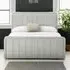 Double Ottoman Bed Frame with Storage - Cream, Velvet