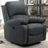 Electric Recliner Chair - Dark Grey, Linen