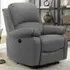 Electric Recliner Chair - Light Grey, Linen