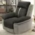 Manual Recliner Chair - Grey