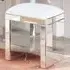 Mirrored Dressing Table Stool