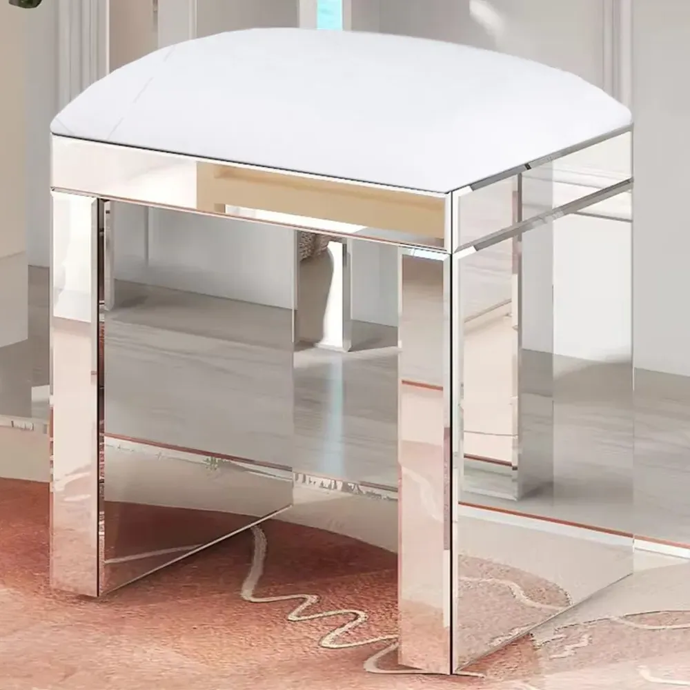 Mirrored Dressing Table Stool image
