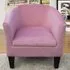 Tub Chair - Pink, Velvet