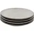 K103 4 Piece Dinner Plate Set - Grey, Ceramic