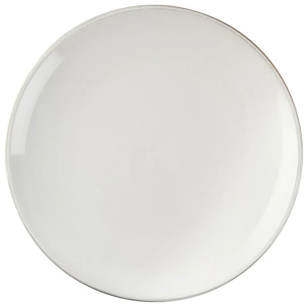Nordic Stoneware 4 Piece Dinner Plate Set - White