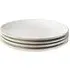 Nordic Stoneware 4 Piece Dinner Plate Set - White