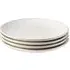 Nordic Stoneware 4 Piece Side Plate Set - White