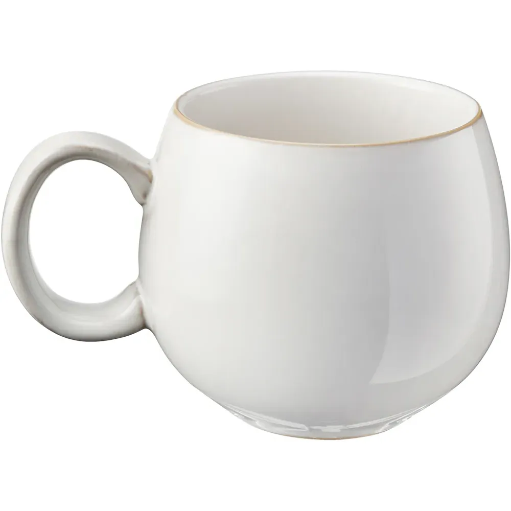 Nordic Stoneware Mugs 4 Pack - White, Ceramic