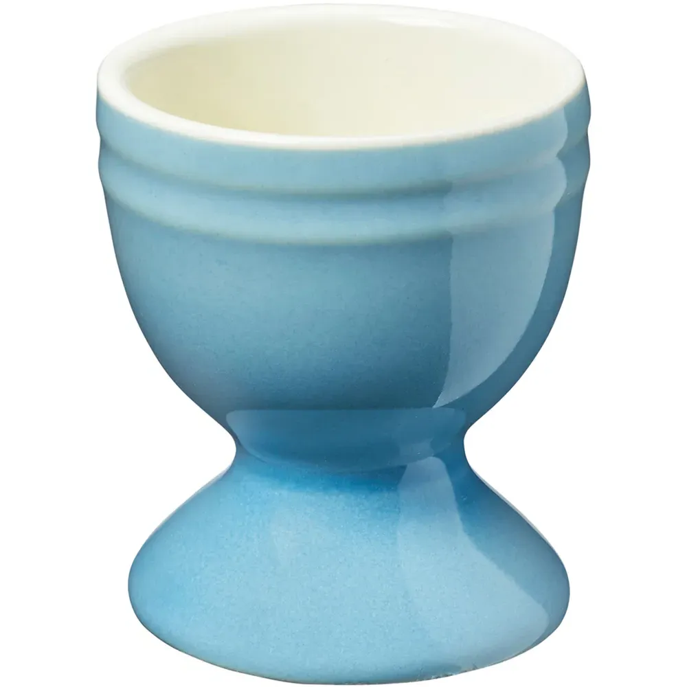 Set of 4 Egg Cups - Blue, Ceramic