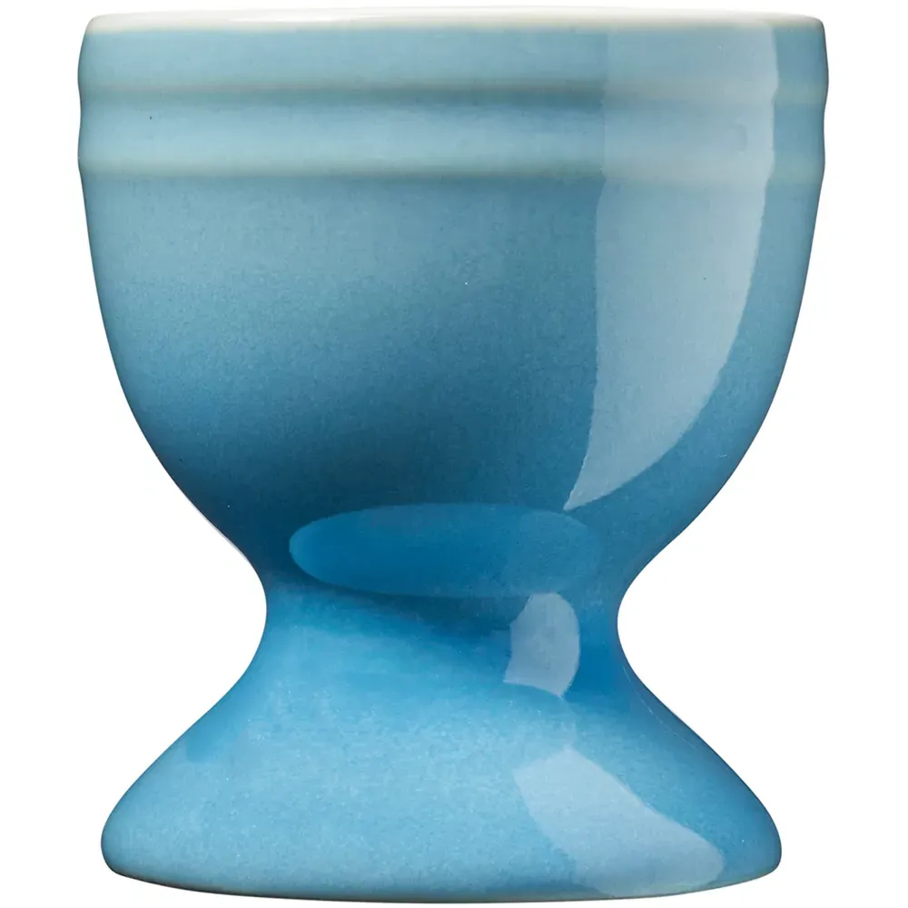 Set of 4 Egg Cups - Blue, Ceramic