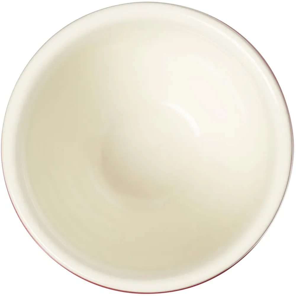 Set of 4 Egg Cups - Red, Ceramic