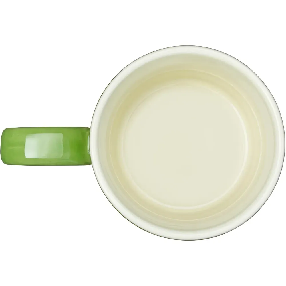 Stoneware Coffee Mugs 4 Pack - Green