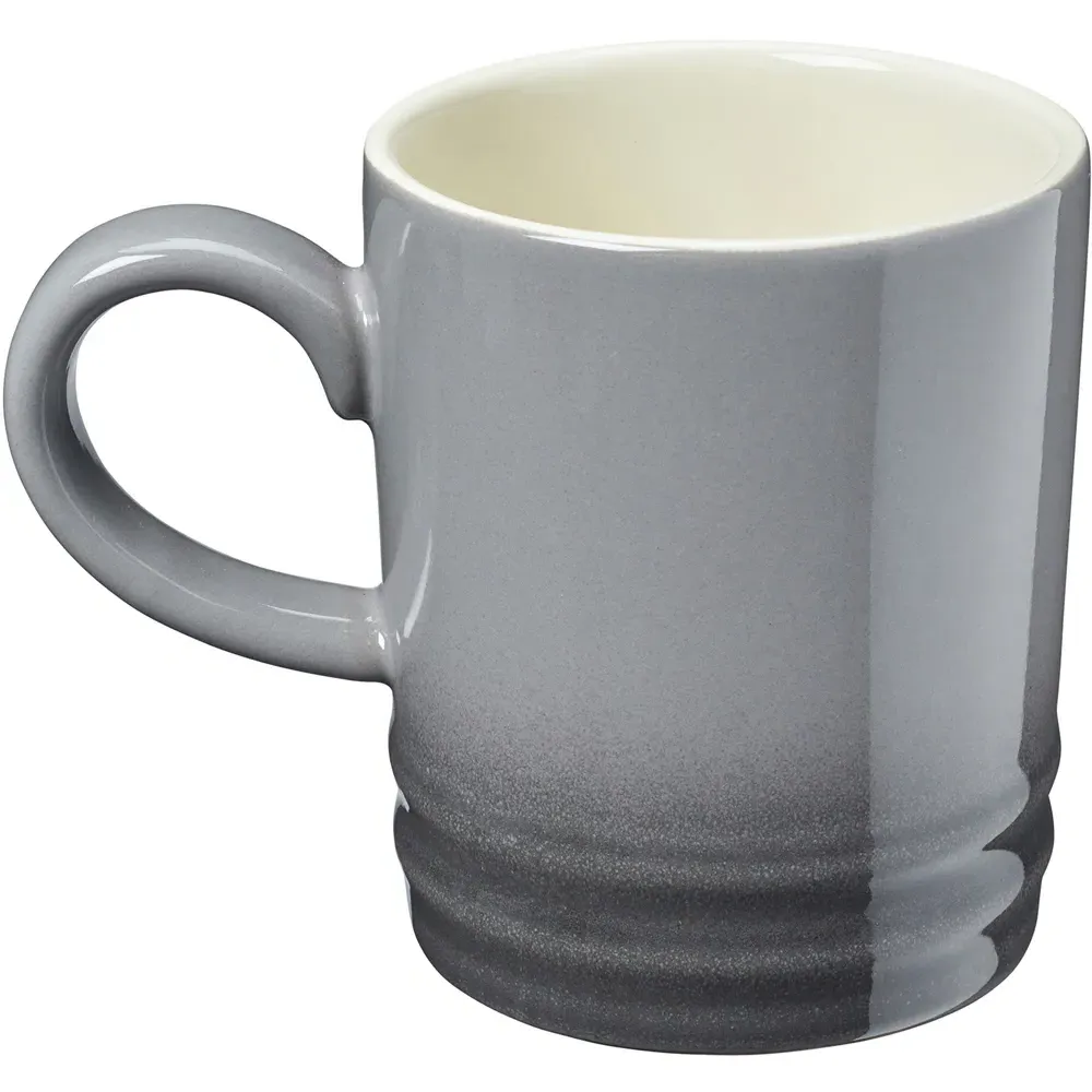 Stoneware Coffee Mugs 4 Pack - Grey
