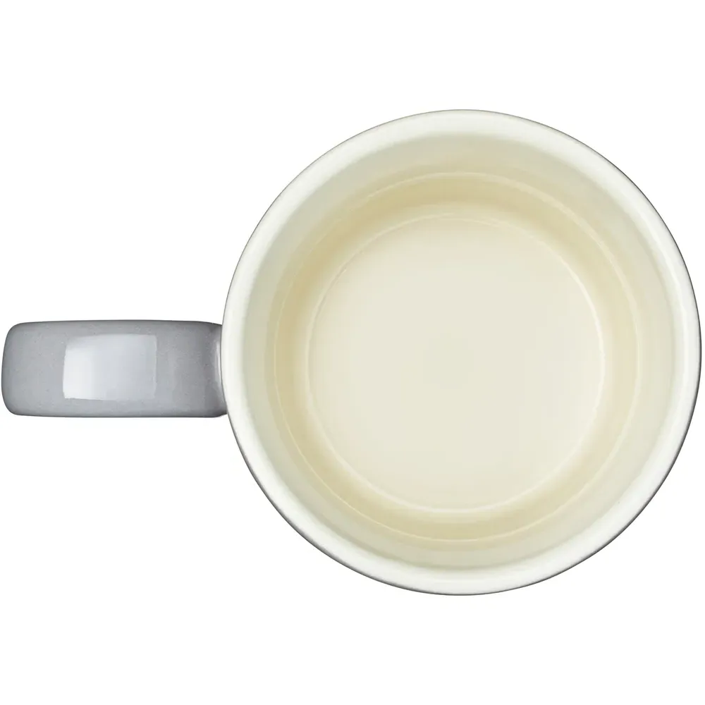 Stoneware Coffee Mugs 4 Pack - Grey