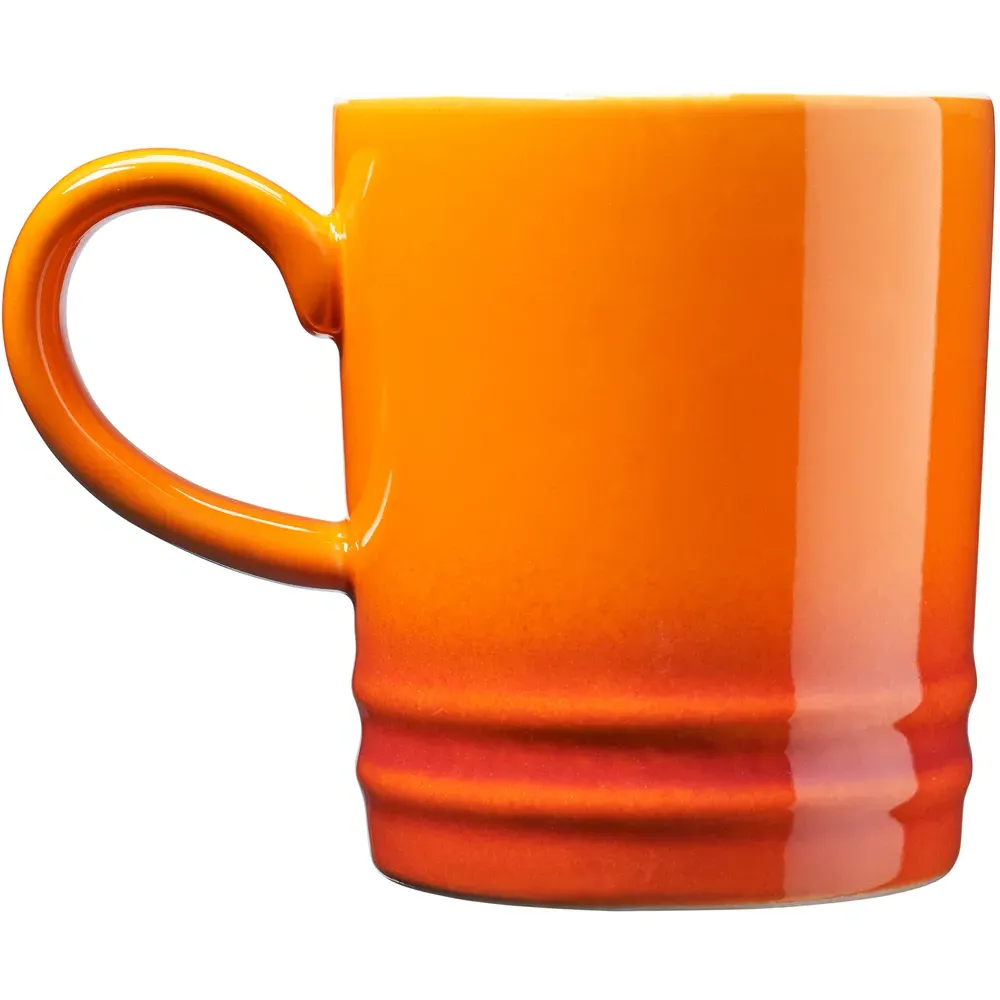 Stoneware Coffee Mugs 4 Pack - Orange