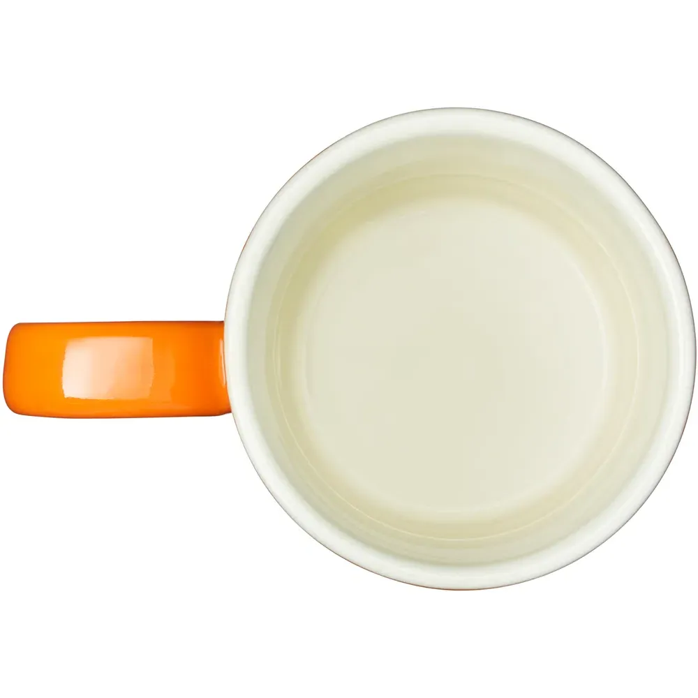 Stoneware Coffee Mugs 4 Pack - Orange