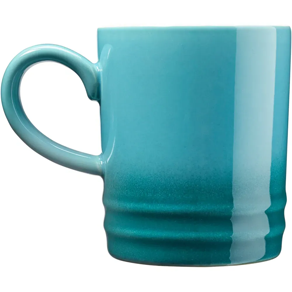 Stoneware Coffee Mugs 4 Pack - Teal