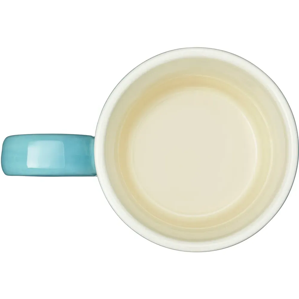 Stoneware Coffee Mugs 4 Pack - Teal